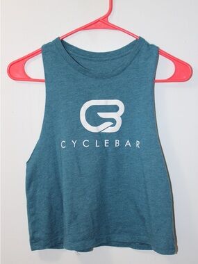 CycleBar Teal Blue Logo Tank